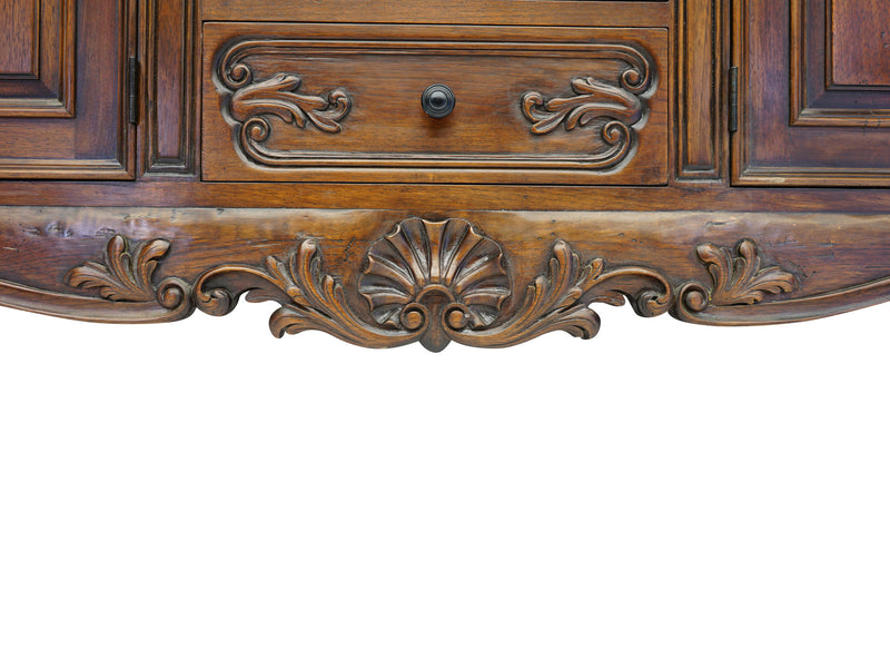 handcarved spanish revival style buffet